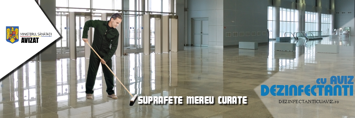 Dezinfectanti cu aviz Ministerul Sanatatii